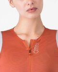CASTELLI Cyklistický dres s dlhým rukávom letný - CORRETTO W LONG - modrá/červená