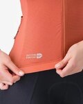 CASTELLI Cyklistický dres s dlhým rukávom letný - CORRETTO W LONG - modrá/červená