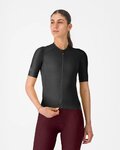 CASTELLI Cyklistický dres s krátkym rukávom - ESPRESSO 2 W - čierna