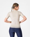 CASTELLI Cyklistický dres s krátkym rukávom - ESPRESSO 2 W - ivory