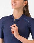 CASTELLI Cyklistický dres s krátkym rukávom - ESPRESSO 2 W - modrá