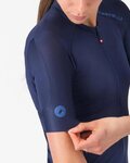 CASTELLI Cyklistický dres s krátkym rukávom - ESPRESSO 2 W - modrá