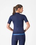 CASTELLI Cyklistický dres s krátkym rukávom - ESPRESSO 2 W - modrá