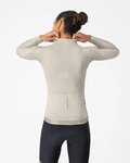 CASTELLI Cyklistický dres s dlhým rukávom letný - ESPRESSO 2 W - ivory
