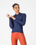 CASTELLI Cyklistický dres s dlhým rukávom letný - ESPRESSO 2 W - modrá