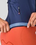 CASTELLI Cyklistický dres s dlhým rukávom letný - ESPRESSO 2 W - modrá