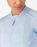 CASTELLI Cyklistický dres s dlhým rukávom letný - ESPRESSO 2 W - modrá