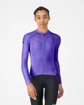 CASTELLI Cyklistický dres s dlhým rukávom letný - ESPRESSO 2 W - fialová