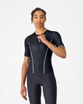 CASTELLI Cyklistický dres s krátkym rukávom - ANIMA FLOW - čierna