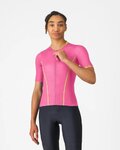 CASTELLI Cyklistický dres s krátkym rukávom - ANIMA FLOW - ružová