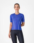 CASTELLI Cyklistický dres s krátkym rukávom - ANIMA FLOW - fialová