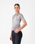 CASTELLI Cyklistický dres s krátkym rukávom - COSMIC VORTEX - šedá