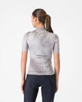 CASTELLI Cyklistický dres s krátkym rukávom - COSMIC VORTEX - šedá