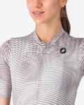 CASTELLI Cyklistický dres s krátkym rukávom - COSMIC VORTEX - šedá