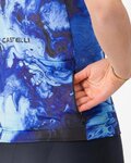 CASTELLI Cyklistický dres s krátkym rukávom - COSMIC VORTEX - modrá