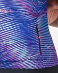 CASTELLI Cyklistický dres s krátkym rukávom - COSMIC VORTEX - fialová