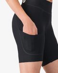 CASTELLI Cyklistické nohavice krátke bez trakov - COMFORT TRAVEL - čierna