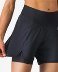 CASTELLI Cyklistické nohavice krátke bez trakov - MOVEMENT TRAVEL - čierna