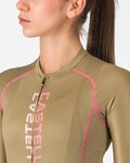 CASTELLI Cyklistický dres s krátkym rukávom - UNLIMITED 2 W - hnedá
