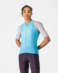 CASTELLI Cyklistický dres s krátkym rukávom - UNLIMITED 2 W - modrá
