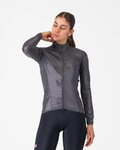 CASTELLI Cyklistická vetruodolná bunda - ARIA SHELL 2 W - šedá