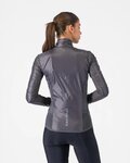 CASTELLI Cyklistická vetruodolná bunda - ARIA SHELL 2 W - šedá