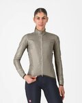 CASTELLI Cyklistická vetruodolná bunda - ARIA SHELL 2 W - béžová