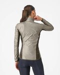 CASTELLI Cyklistická vetruodolná bunda - ARIA SHELL 2 W - béžová