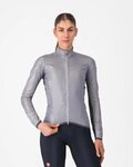 CASTELLI Cyklistická vetruodolná bunda - ARIA SHELL 2 W - strieborná