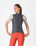 CASTELLI Cyklistická vesta - ARIA 2 W - šedá