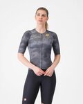 CASTELLI Cyklistický dres s krátkym rukávom - RACE 8S W - šedá