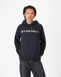 CASTELLI mikina - LOGO - čierna