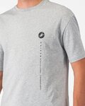 CASTELLI Cyklistické tričko s krátkym rukávom - INNOVATION LOGO - šedá