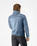 CASTELLI Cyklistická zateplená bunda - ALPHA FLEECE - modrá
