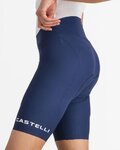 CASTELLI Cyklistické nohavice krátke bez trakov - ESPRESSO 2 W - modrá