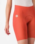 CASTELLI Cyklistické nohavice krátke bez trakov - ESPRESSO 2 W - červená