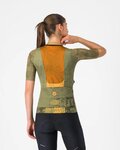 CASTELLI Cyklistický dres s krátkym rukávom - UNLIMITED PRO 2 W - zelená