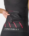 CASTELLI Cyklistický dres bez rukávov - FREE W TRI - čierna/ružová