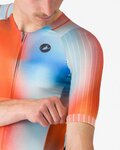 CASTELLI Cyklistická kombinéza - SANREMO 3 - červená/modrá/viacfarebná