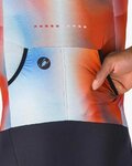 CASTELLI Cyklistická kombinéza - SANREMO 3 - červená/modrá/viacfarebná