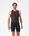 CASTELLI Cyklistický dres bez rukávov - FREE SPEED 3 TOP - čierna