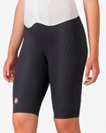 CASTELLI Cyklistická kombinéza - FREE SANREMO 3 W SUIT SHORT SLEEVE - biela/strieborná/čierna