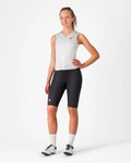 CASTELLI Cyklistická kombinéza - SANREMO 3 - biela/strieborná