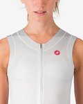 CASTELLI Cyklistická kombinéza - SANREMO 3 - biela/strieborná