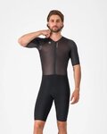 CASTELLI Cyklistická kombinéza - PR 3 SPEED - čierna