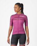 CASTELLI Cyklistický dres s krátkym rukávom - #GIRO107 COMPETIZIONE W - cyklamenová