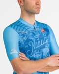 CASTELLI Cyklistický dres s krátkym rukávom - #GIRO107 NAPOLI - modrá
