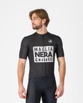 CASTELLI Cyklistický dres s krátkym rukávom - VINTAGE GIRO D´ITALIA - čierna