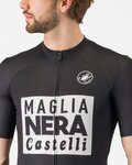 CASTELLI Cyklistický dres s krátkym rukávom - VINTAGE GIRO D´ITALIA - čierna