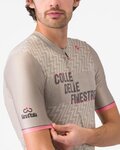 CASTELLI Cyklistický dres s krátkym rukávom - GIRO COLLE DELLE FINESTRE - béžová